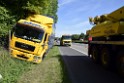 LKW in Boeschung A 3 Rich Frankfurt Hoehe Roesrath Lohmar P007